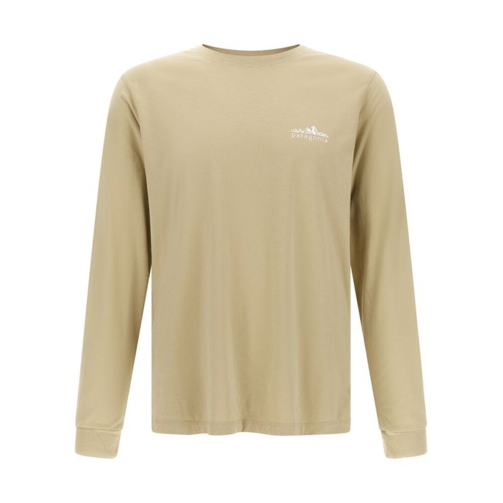 PATAGONIA Beige Cotton Men's T-Shirt